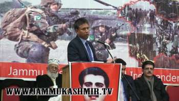 Mahmood Kashmiri speech at Maqbooll Bhat day in Leeds 2015