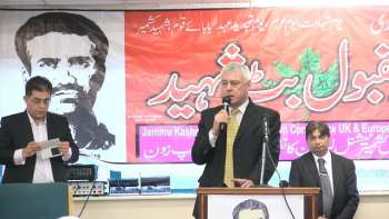 David Ward, MP speech at Maqbool Bhat day 2015 in Batley