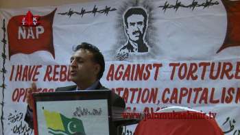 Wahid Kashar in Maqbool Butt Day in Luton 12-02-2011