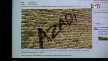 MC Kash at Westminister University 25-11-2016